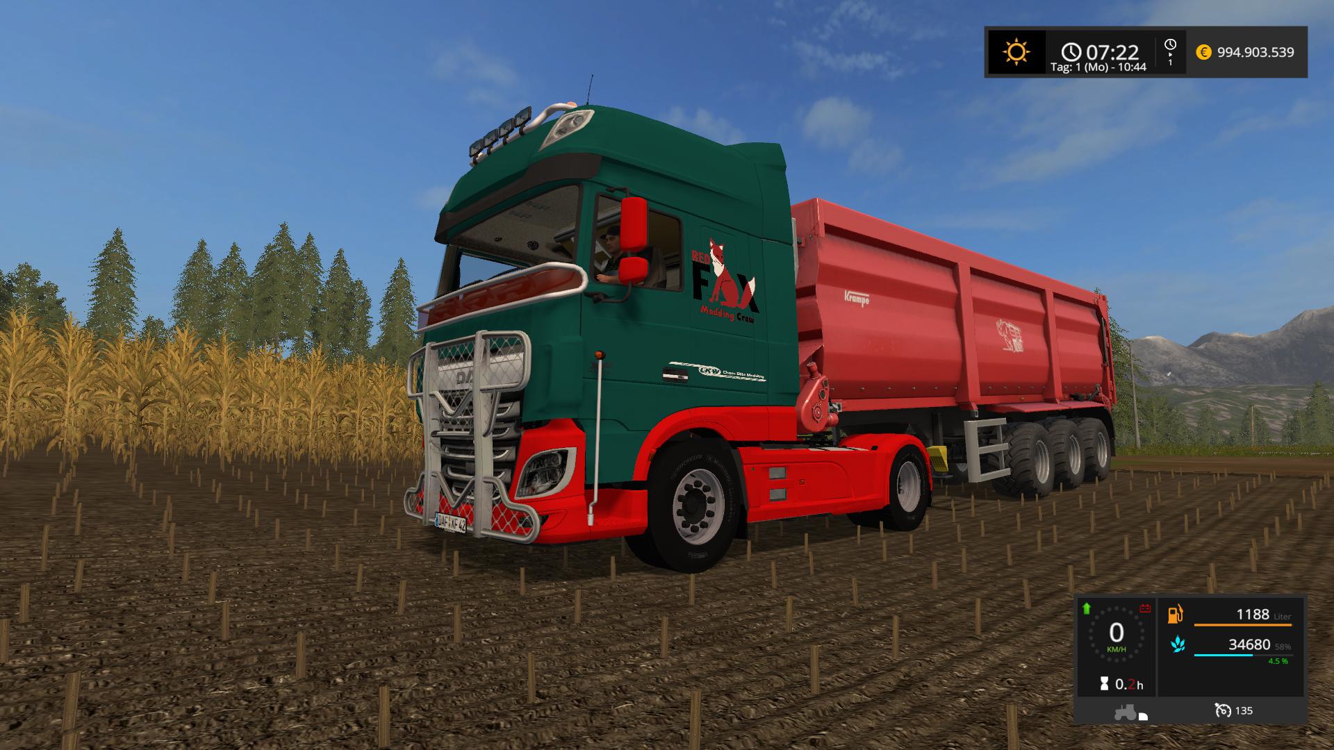 Daf Xf E6 High Cab Update V11 Ls17 Farming Simulator 2017 Mod Fs 17 Mod Ls 17 4768